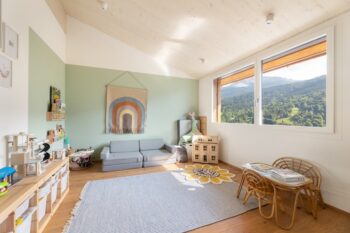 Modernes Holzhaus Kinderzimmer